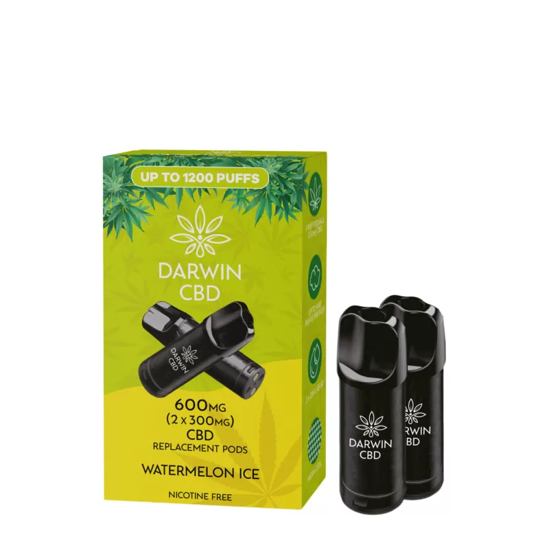 Box of 5 – Darwin CBD 600mg Prefilled Replacement Pods - Image 2