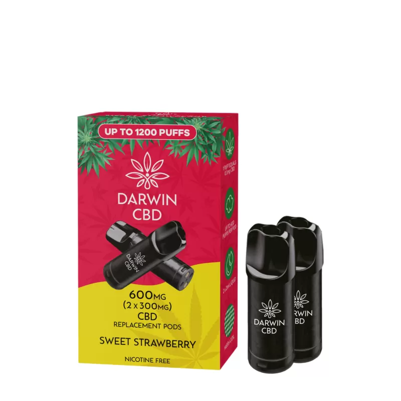 Box of 5 – Darwin CBD 600mg Prefilled Replacement Pods - Image 3