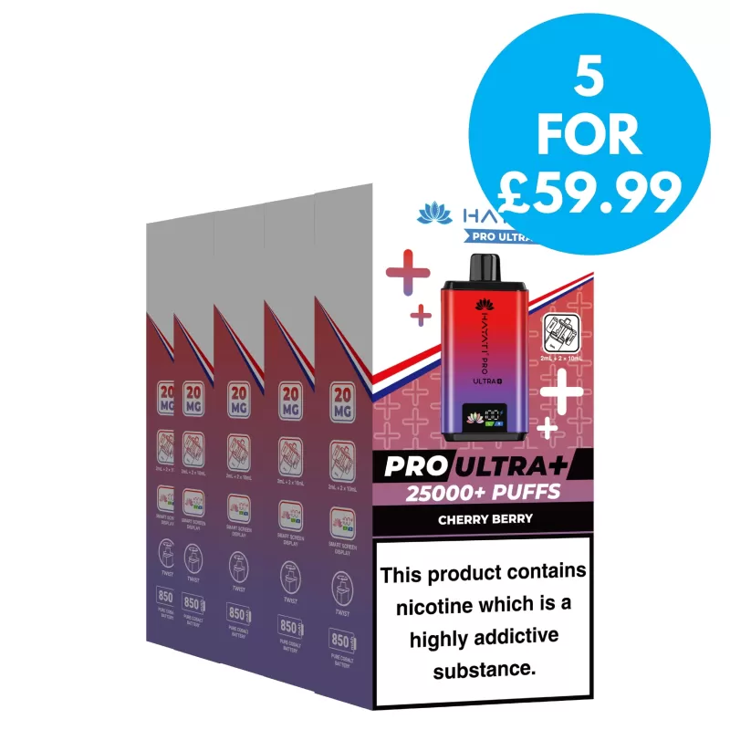 Box of 5 – Hayati Pro Ultra 25k Prefilled Vape Kit