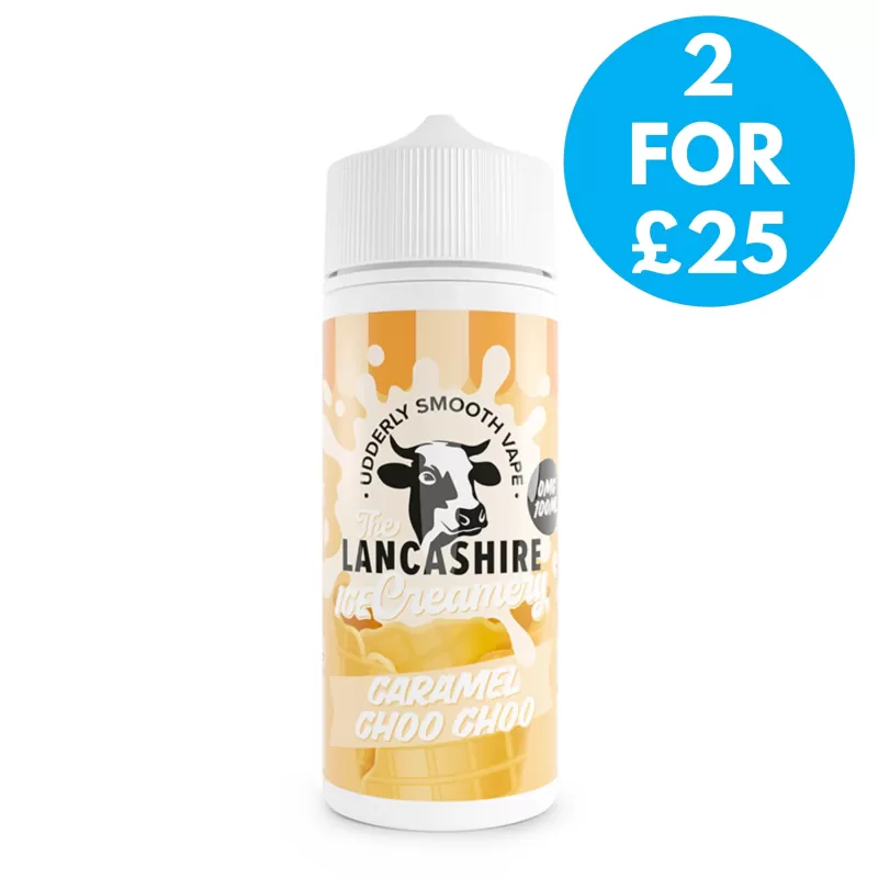 0mg The Lancashire Ice Creamery 100ml Shortfill (70VG/30PG)