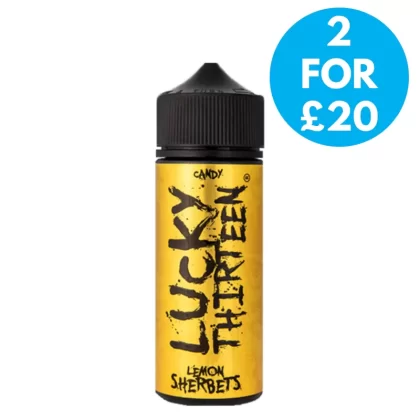 0mg Lucky Thirteen Candy 100ml Shortfill E-liquid (70VG/30PG)
