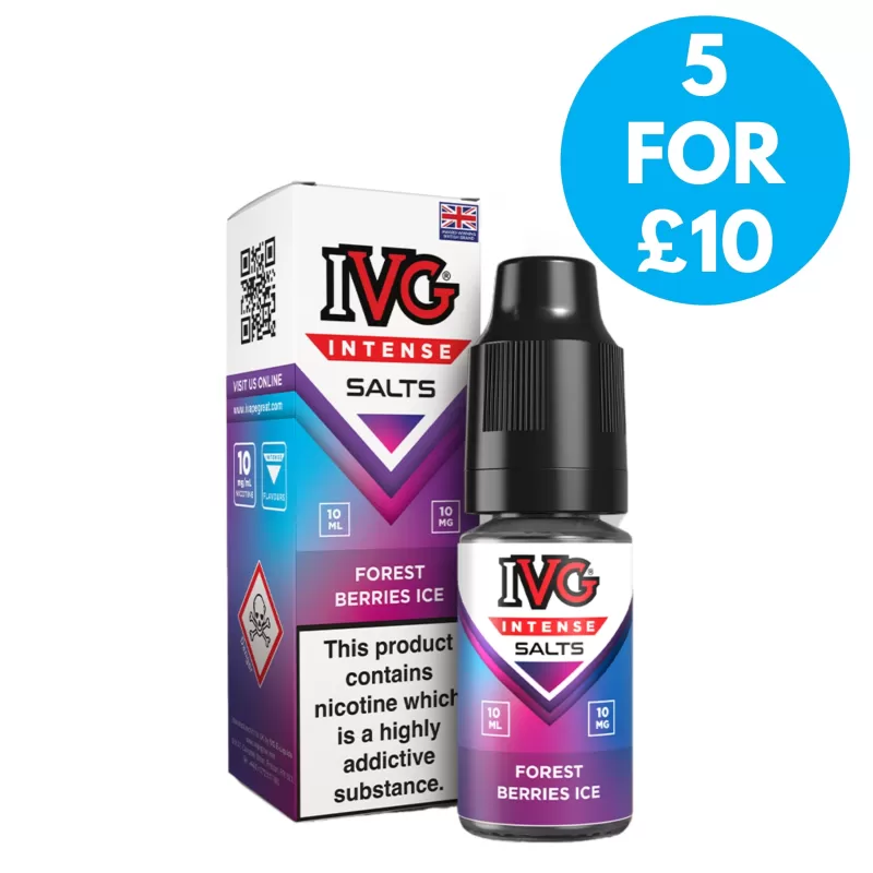 10mg (1%) IVG Intense Nic Salts 10ml E-Liquid