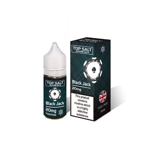 Box of 10 – 20mg Top Salt Fruit Flavour Nic Salts 10ml (50VG/50PG) - Image 3