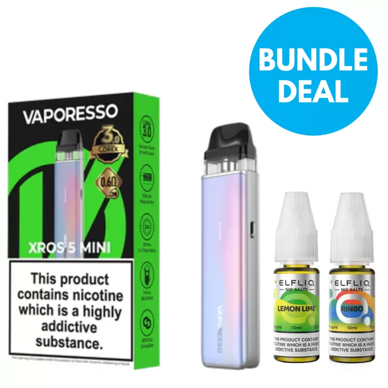 2.0% High Strength Nicotine Elf Bar Disposable Vape Alternative Bundle - Vaporesso / Elf Bar / Black / Carbon Black / Flowing Blue / Flowing Green / Flowing Pink / Pastel Crystal / Purple / Rose Red / Sky Blue / Titanium Silver / Pod Kit / 20mg