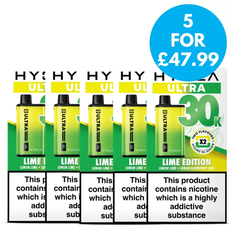 Box of 5 – Hyola Ultra 30K Prefilled Pod Vape Kit