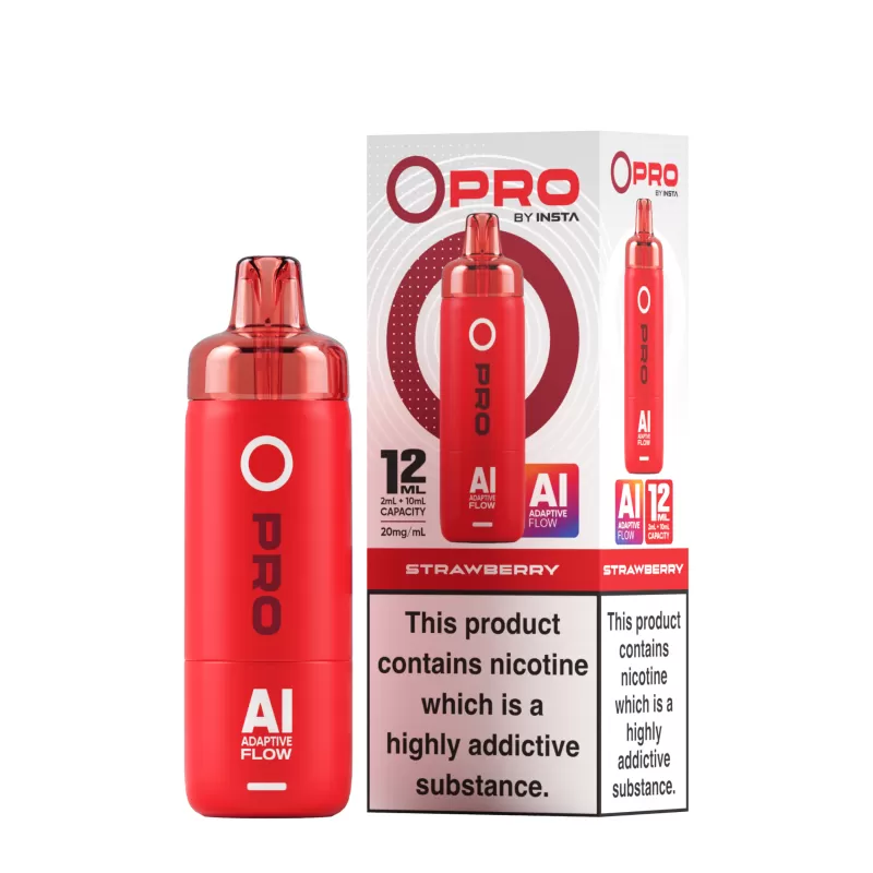 Box of 5 – 20mg Insta O Pro Prefilled Vape Kit - Image 3