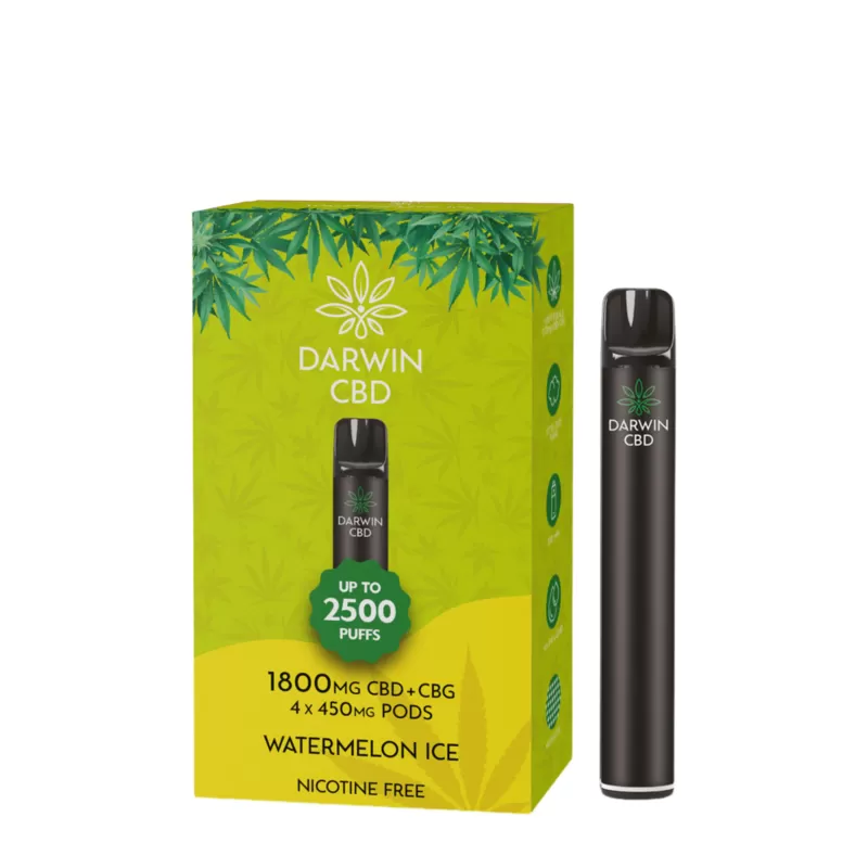 Box Of 5 – Darwin The Big One 1800mg CBD 2500 Puffs - Image 3