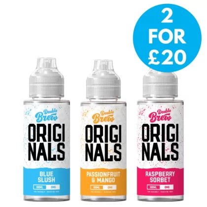 0mg Double Brew Originals 100ml Shortfill (50VG/50PG)