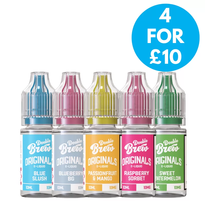 10mg Double Brew Bar Originals 10ml Nic Salt