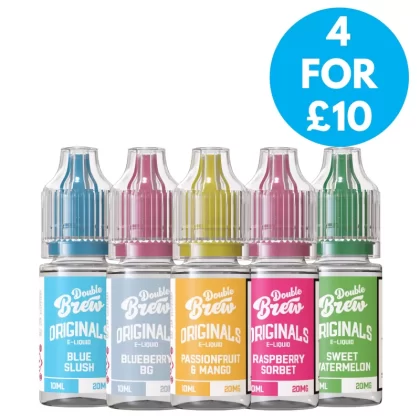 20mg Double Brew Bar Originals 10ml Nic Salt