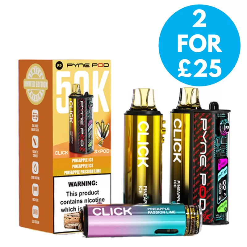 Pyne Click 50k Prefilled Pod Vape Kit