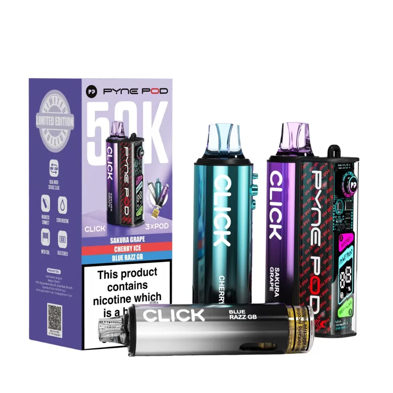 Pyne Click 50k Prefilled Pod Vape Kit - Image 2