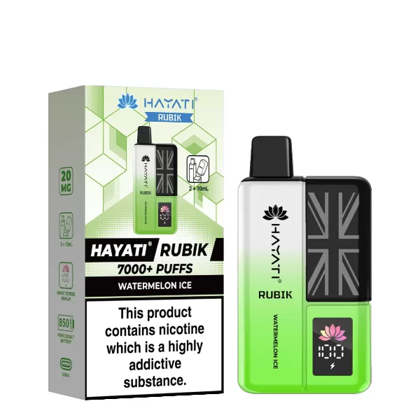 20mg Hayati Rubik 7000 Prefilled Vape Kit - Image 2