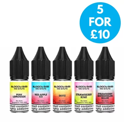 10mg (1%) Bloody Bar 10ml Nic Salts