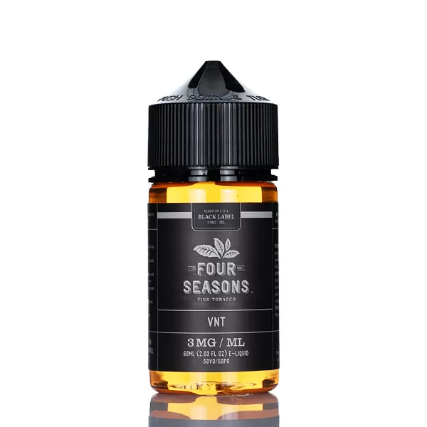Four Seasons E-liquids - Black Label - VNT - 60ml - 12mg - Image 2