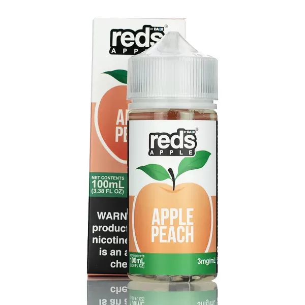 7 Daze - Reds Apple Peach eJuice - 100ml - 3mg