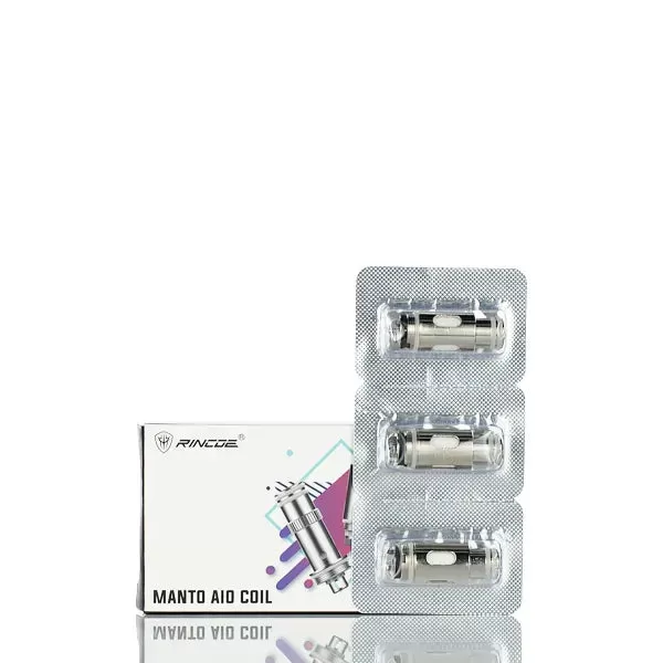 Rincoe Manto AIO Replacement Coils - 3pk (DISCONTINUED) - Manto AIO Mesh 0.15 ohm