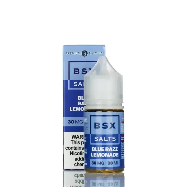 BSX Vapor Salt Nic - Blue Razz Lemonade - 30ml - 30mg - Image 2