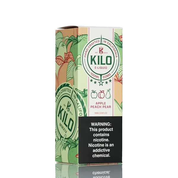 KILO E-Liquids - Apple Peach Pear - 100ml - 3mg - Image 3