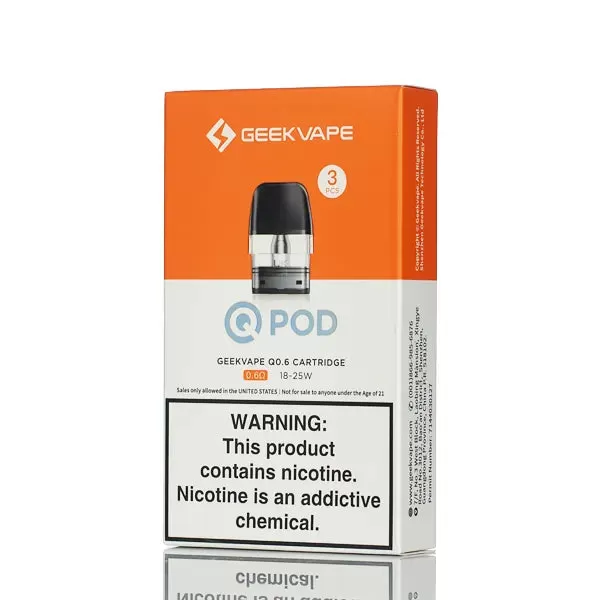 GeekVape Q Series Replacement Pods - 0.6 ohm - 3mL - Image 3