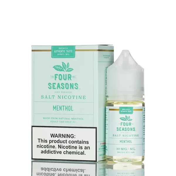 Four Seasons Salt Nicotine - Menthol - 30ml - 30mg
