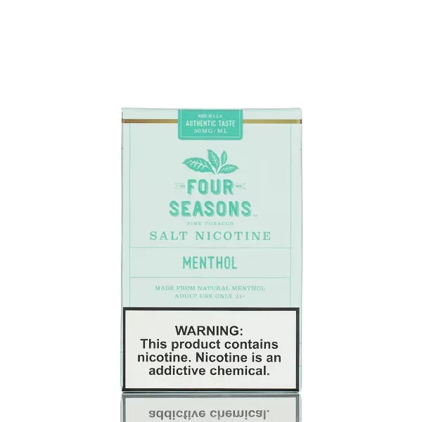 Four Seasons Salt Nicotine - Menthol - 30ml - 30mg - Image 3