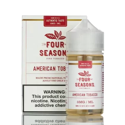 Four Seasons E-liquids - American Tobacco - 60ml - 12mg