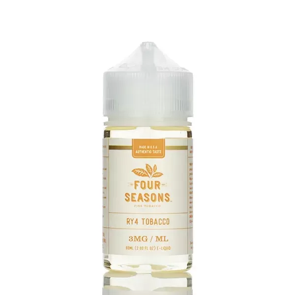 Four Seasons E-liquids - RY4 Tobacco- 60ml - 3mg - Image 2