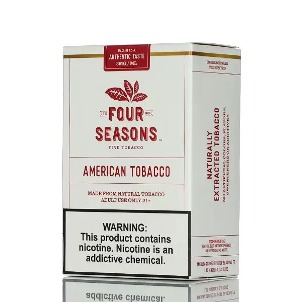 Four Seasons E-liquids - American Tobacco - 60ml - 12mg - Image 3