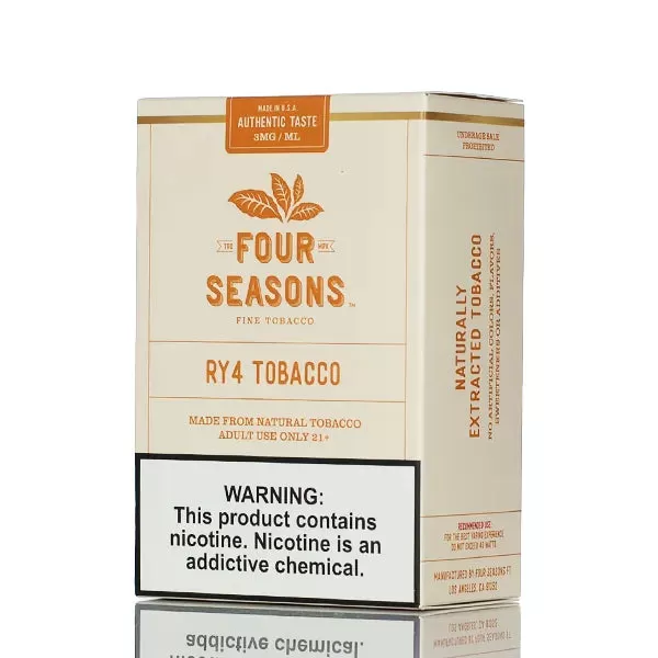Four Seasons E-liquids - RY4 Tobacco- 60ml - 3mg - Image 3