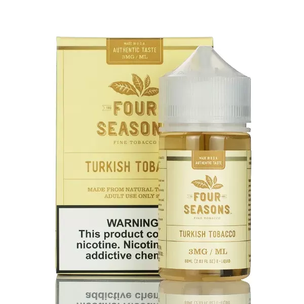 Four Seasons E-liquids - Turkish Tobacco- 60ml - 18mg