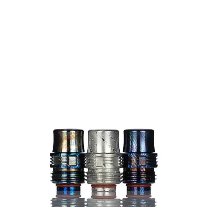 YG Creations SUP Integrated Boro Drip Tip (DISCONTINUED) - Damascus