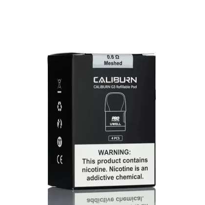 Uwell Caliburn G3 Replacement Pods - 0.6ohm