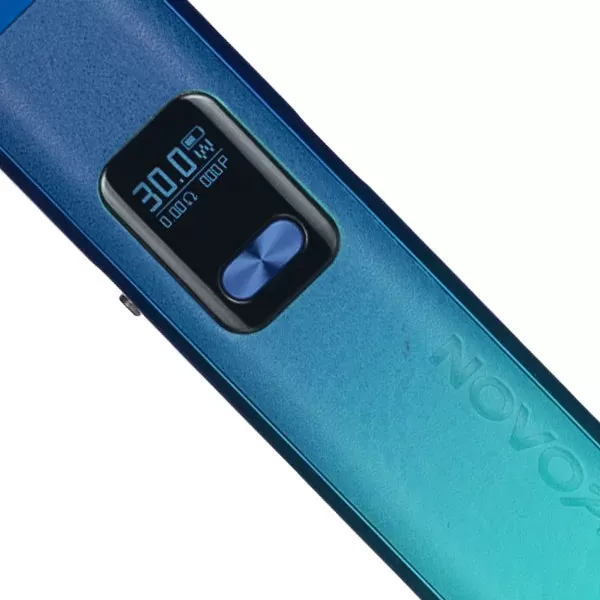 SMOK Novo Pro 30W Pod System Kit - Leather Series - Cyan Blue - Image 2