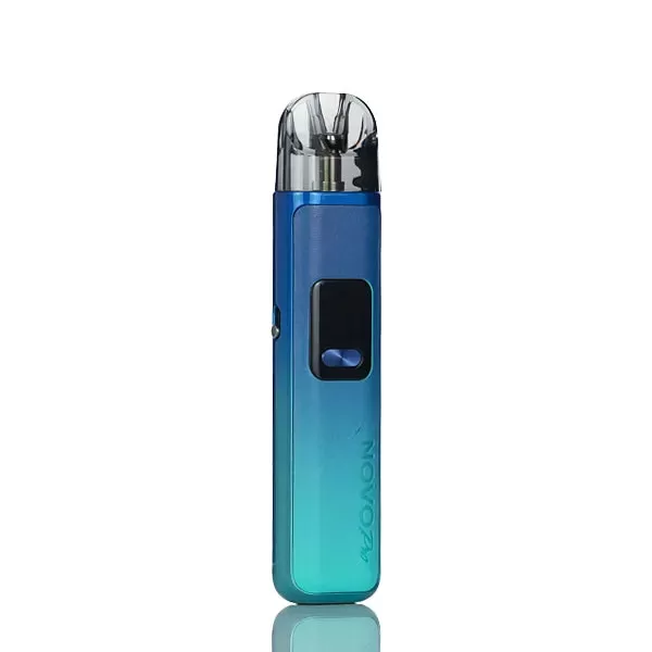 SMOK Novo Pro 30W Pod System Kit - Leather Series - Cyan Blue - Image 3