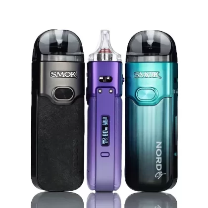 SMOK Nord GT 80W Pod Mod Kit - Leather Series - Black Gun Metal