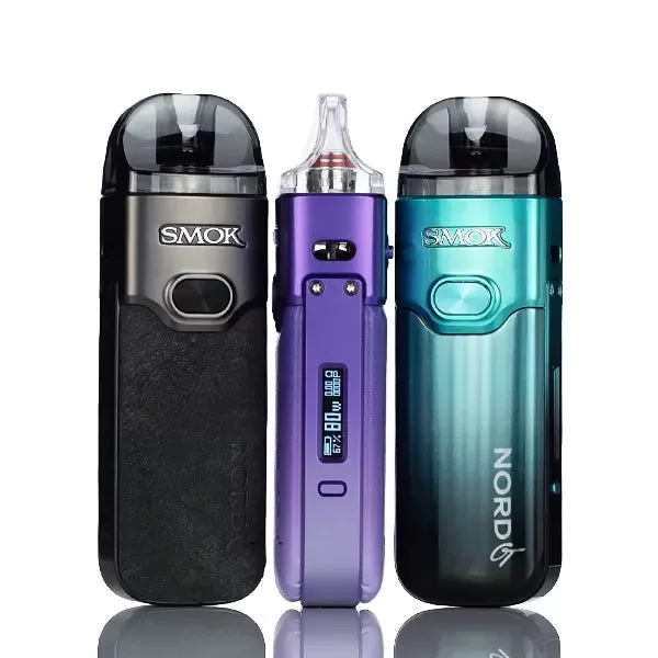 SMOK Nord GT 80W Pod Mod Kit - Leather Series - Black Gun Metal