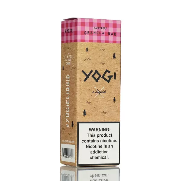 Yogi E-Liquid - Rasberry Granola Bar - 60ml - 6mg - Image 3