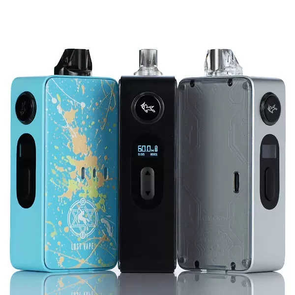 Lost Vape Centaurus B60 60W LiPo Boro Box Mod AIO Kit (DISCONTINUED) - Cyber Black