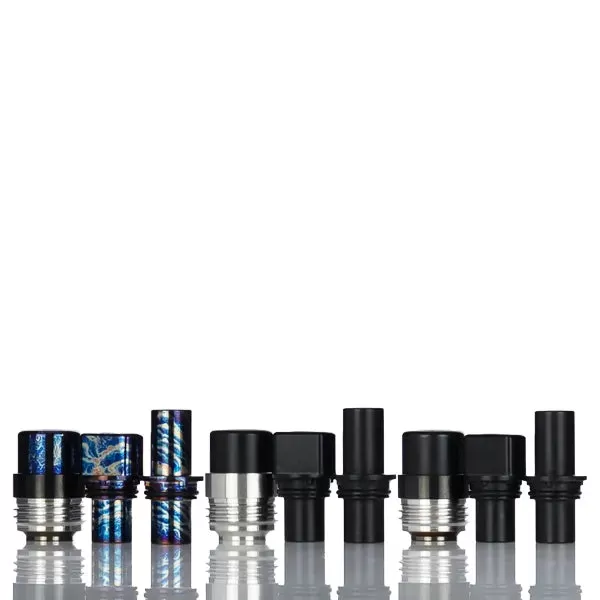 Hirano Designs Tanjun Modular Integrated Tip for Boro Boxes - Black Base - Black Delrin Tips