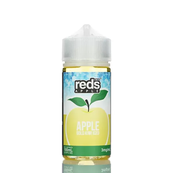 7 Daze - Reds Apple eJuice Gold Kiwi ICED- 100ml - 6mg - Image 2
