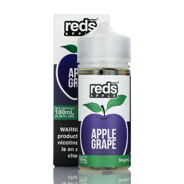 7 Daze - Reds Apple eJuice Grape - 100ml - 3mg