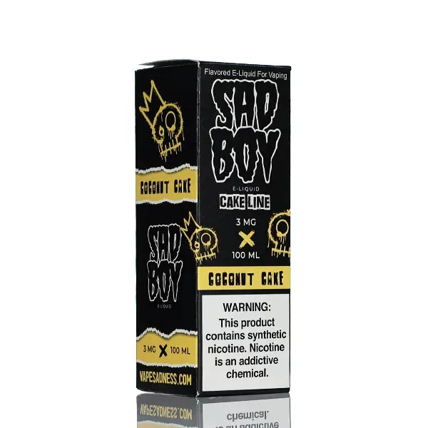 Sadboy TFN E-liquid - Coconut Cake - 100ml - 6mg - Image 2