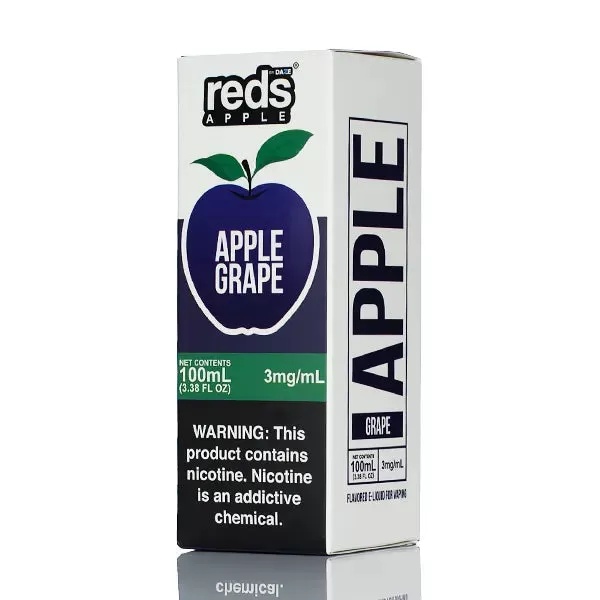 7 Daze - Reds Apple eJuice Grape - 100ml - 3mg - Image 3