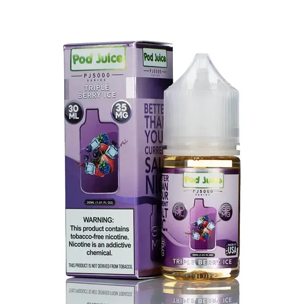 Pod Juice Salt PJ5000 - Triple Berry Ice - 30ml - 55mg