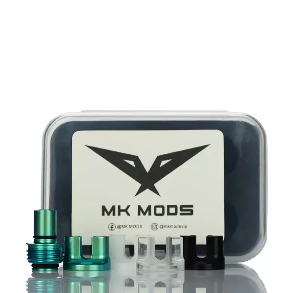 MK MODS Titanium TA Boro Integrated 4 Sleeve Drip Tip Set - Purple - Image 2