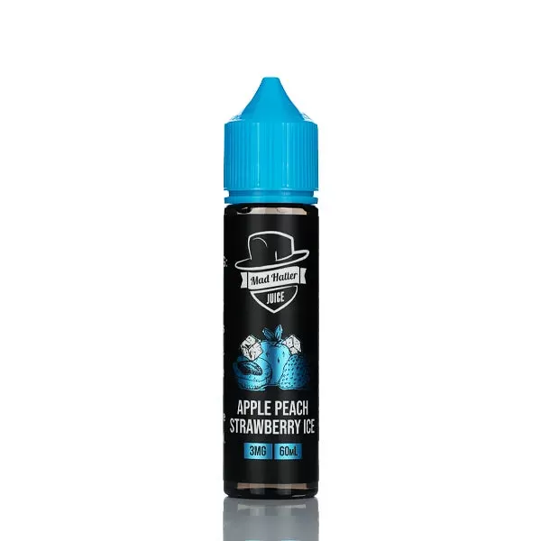 Mad Hatter Juice - Apple Peach Strawberry ICE - 60ml - 3mg - Image 2