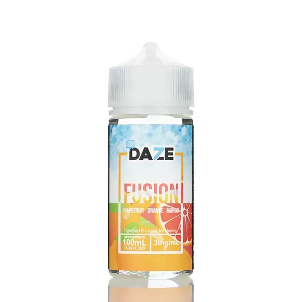 7 Daze Fusion TFN - Grapefruit Orange Mango ICED- 100ml - 6mg - Image 2