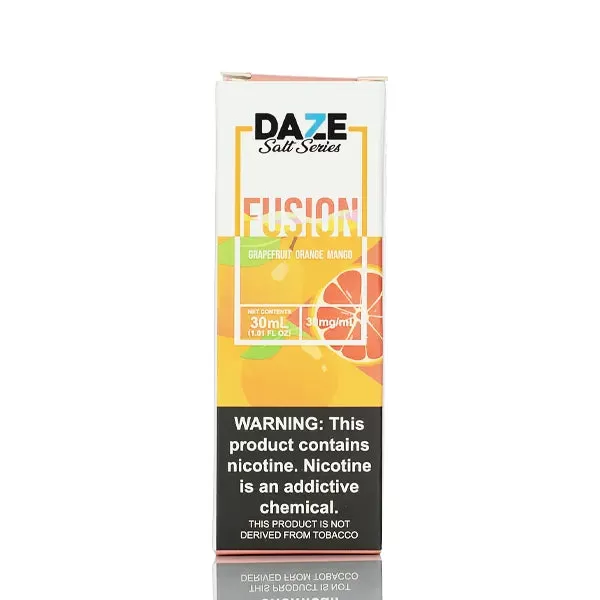 7 Daze Fusion TFN Salt - Grapefruit Orange Mango - 30ml - 30mg - Image 3