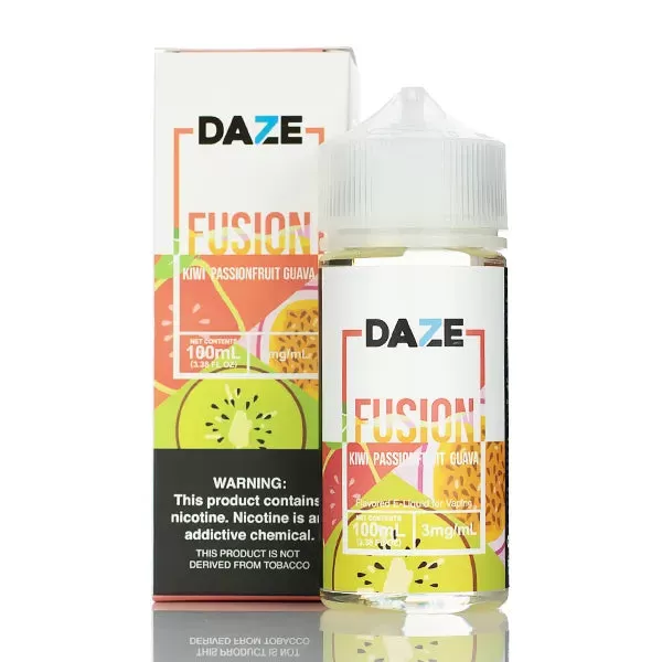 7 Daze Fusion TFN - Kiwi Passionfruit Guava - 100ml - 3mg